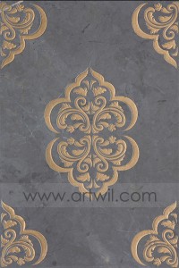 BLOOM GOLD - STEEL GRAY MARBLE